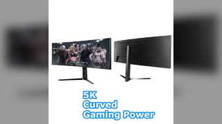 Καμπύλη οθόνη gaming 49 ιντσών 5K 75Hz