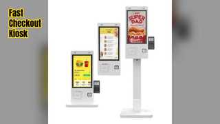 Self Service Kiosk POS Monitor Fast Checkout