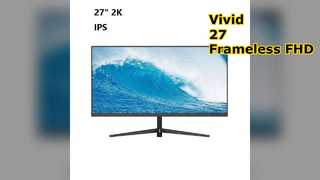 Οθόνη LED FHD χωρίς πλαίσιο 27 ιντσών Vivid IPS