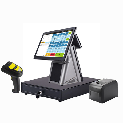 15.6 ιντσών σύστημα POS ταμείο με εκτυπωτή